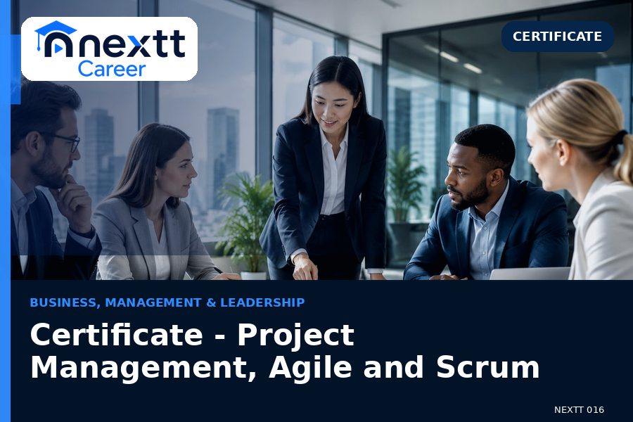 Certificate - Project Management, Agile and Scrum