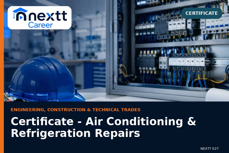 Certificate - Air Conditioning & Refrigeration Repairs