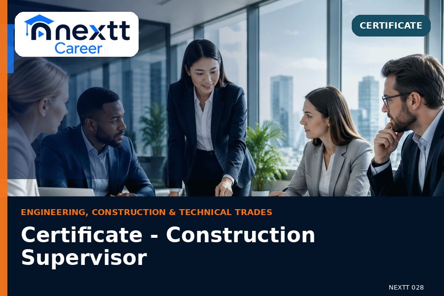 Certificate - Construction Supervisor