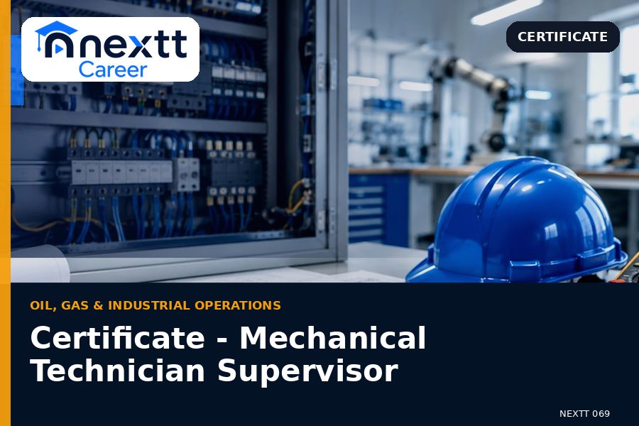 Certificate - Mechanical Technician Supervisor