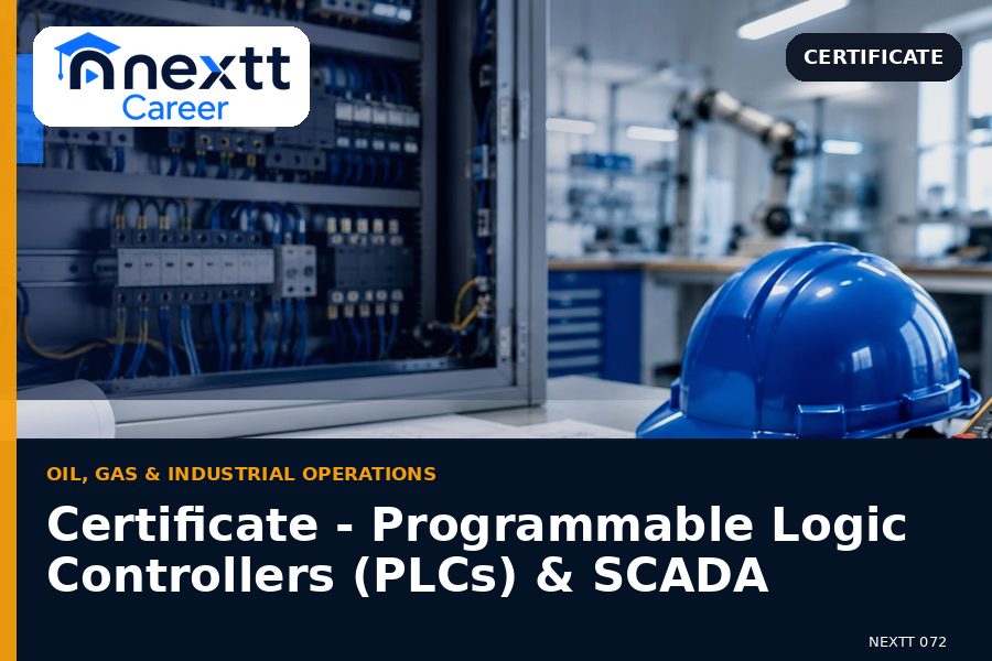 Certificate - Programmable Logic Controllers (PLCs) & SCADA