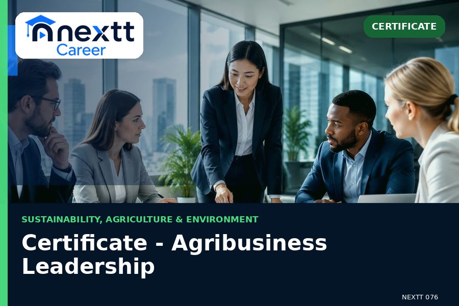 Certificate - Agribusiness Leadership