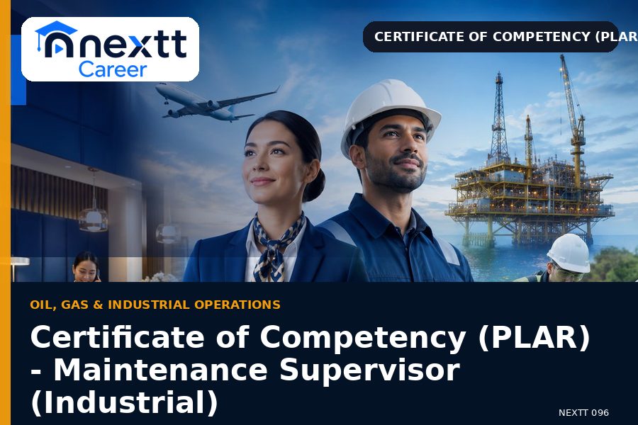 Certificate of Competency (PLAR) - Maintenance Supervisor (Industrial)